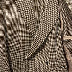 Mens BRAND NEW SUITSUPPLY Houndstooth Suit Sz 42L, 34 Pants